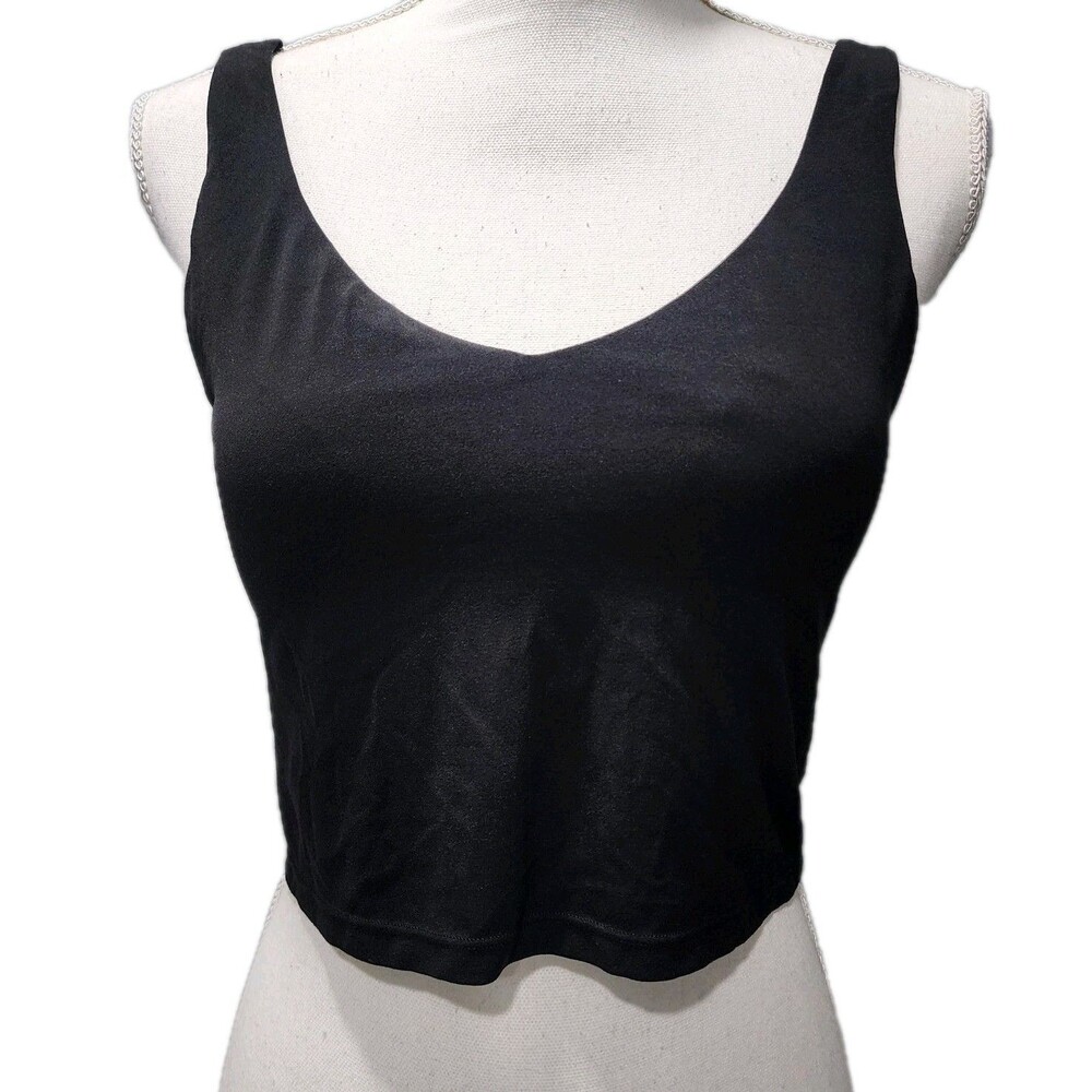Aerie Offline Women's Real Me Recharge Sport Bra Black Sizes Large